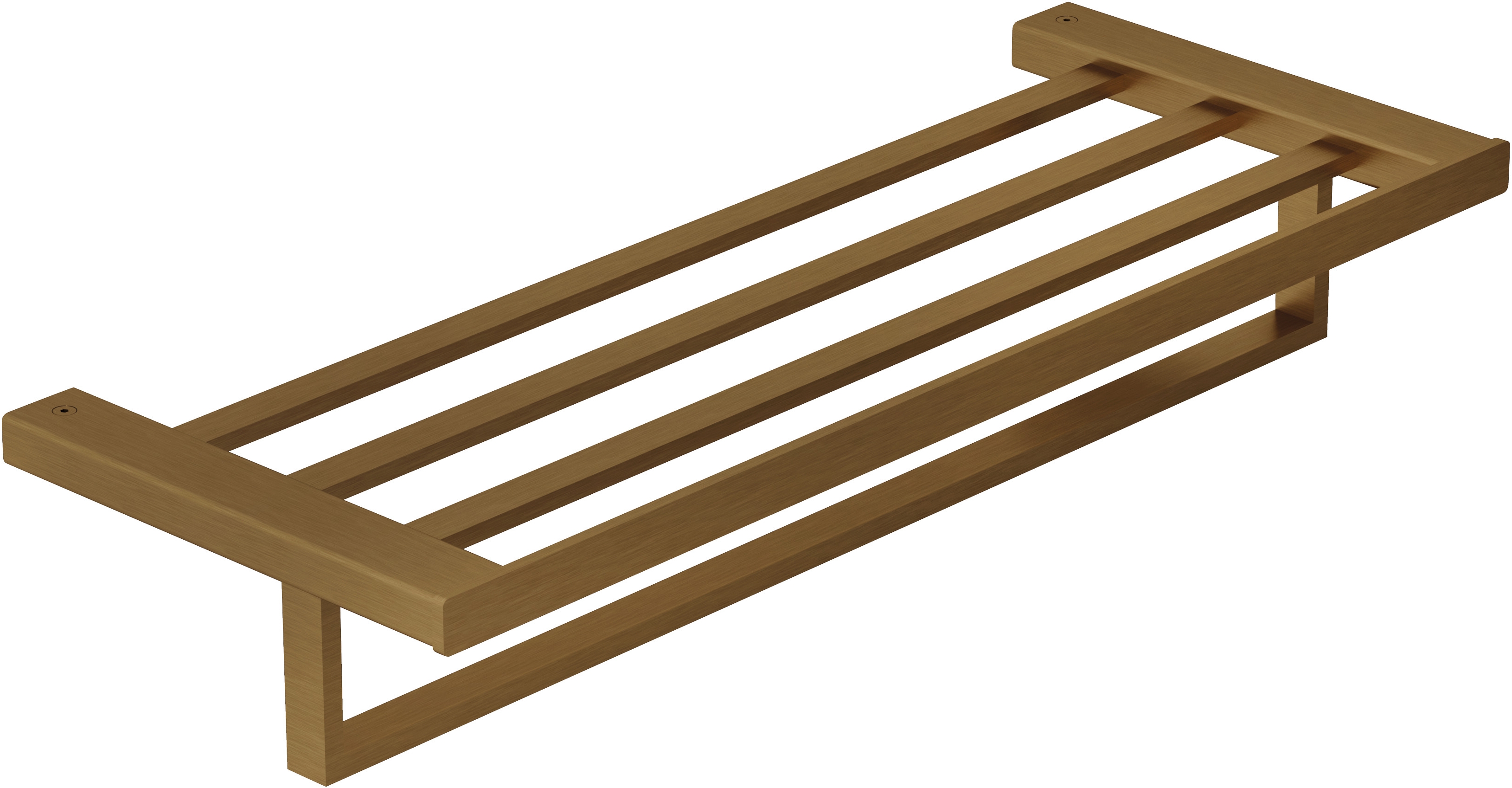 Kludi Vela C wieszak na ręcznik 60 cm z półką brązowy szczotkowany 31989N1