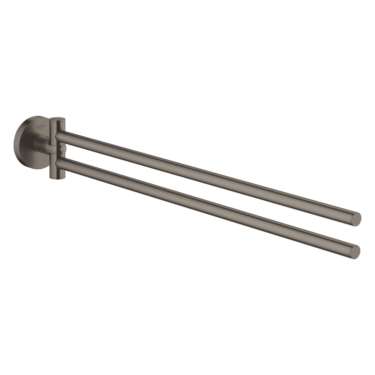 Grohe Essentials wieszak na ręcznik podwójny brushed hard graphite 40371AL1 - Wysyłka w 24h