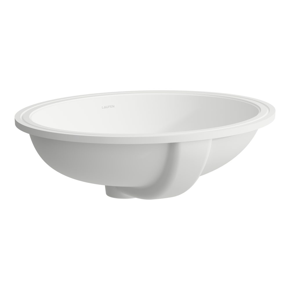 Laufen Savoy umywalka 50x41 cm owalna podblatowa biały mat H8189437571551