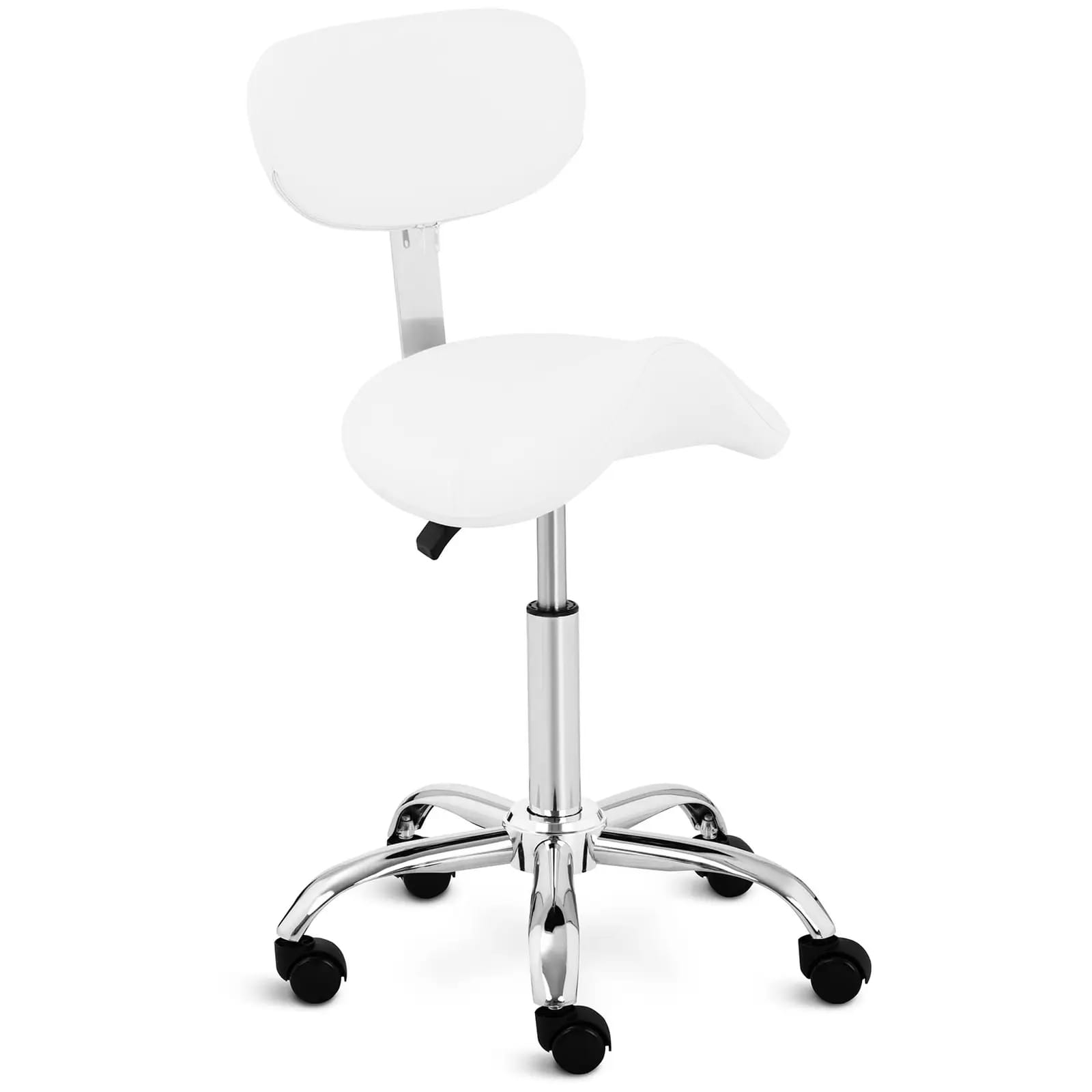 Krzesło ergonomiczne siodłowe białe | 10040303