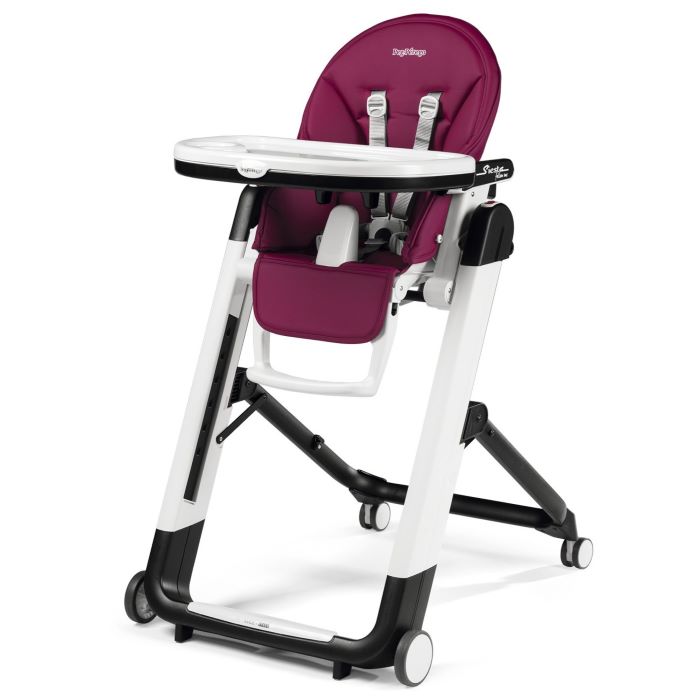Peg Perego Siesta Follow Me - krzesełko do karmienia z funkcją leżaczka-Berry