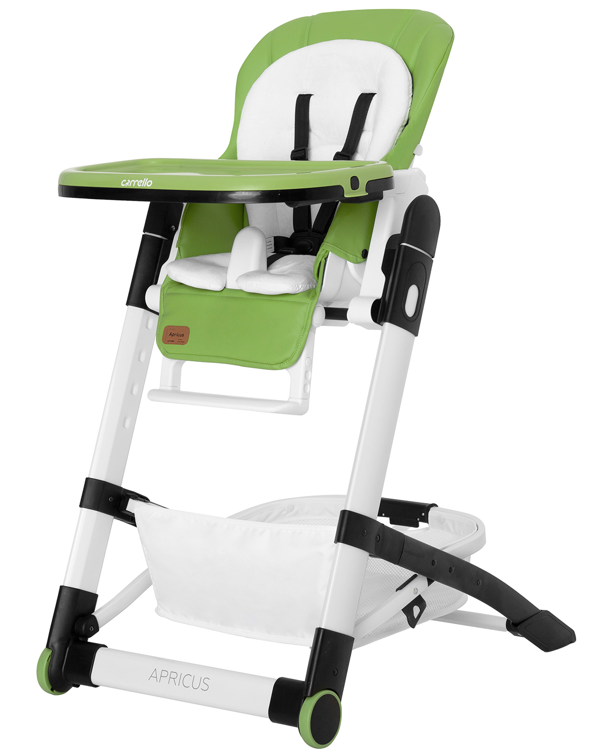 Carrello Apricus - 2 w 1 krzesełko do karmienia i leżaczek-Ripe Lime