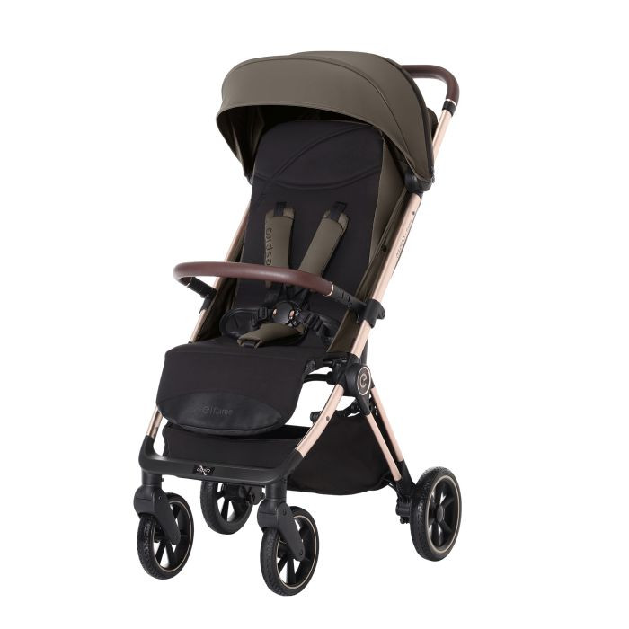Espiro Flame - funkcjonalny wózek spacerowy-09 Taupe Splendor