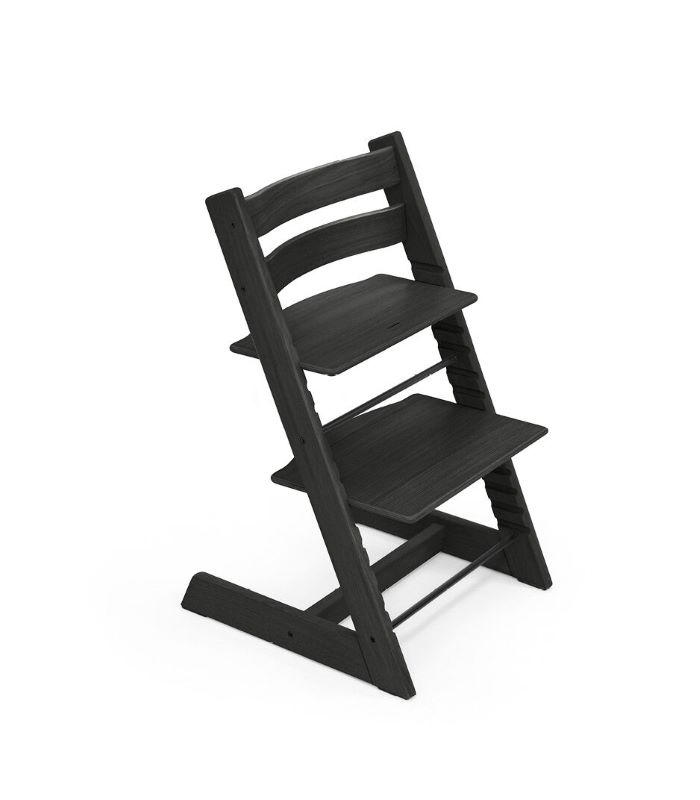 Stokke Tripp Trapp - rosnące krzesełko do karmienia-Black Oak (drewni dębowe)