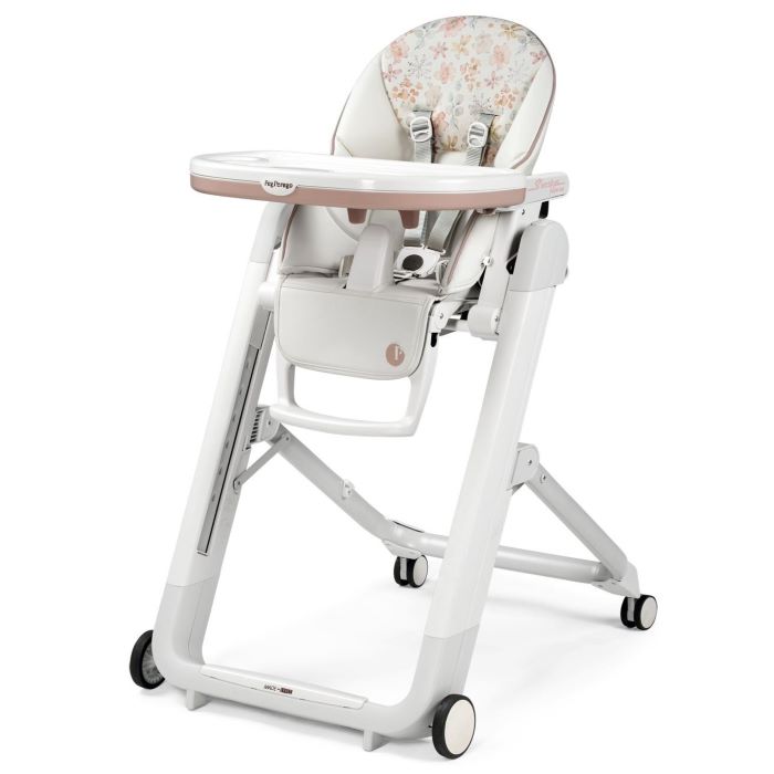 Peg Perego Siesta Follow Me - krzesełko do karmienia z funkcją leżaczka-Aquarelle