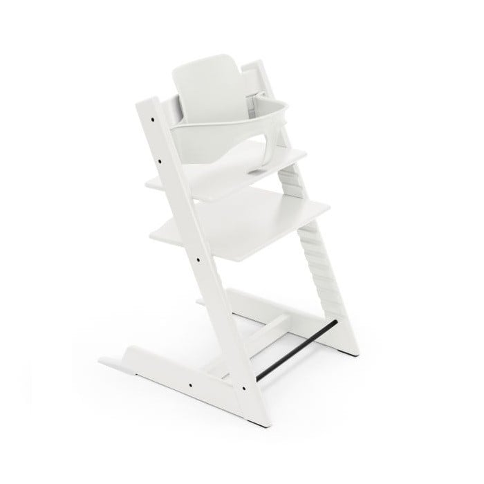 Stokke Tripp Trapp Bundle - krzesełko do karmienia + zestaw Baby Set V2-White