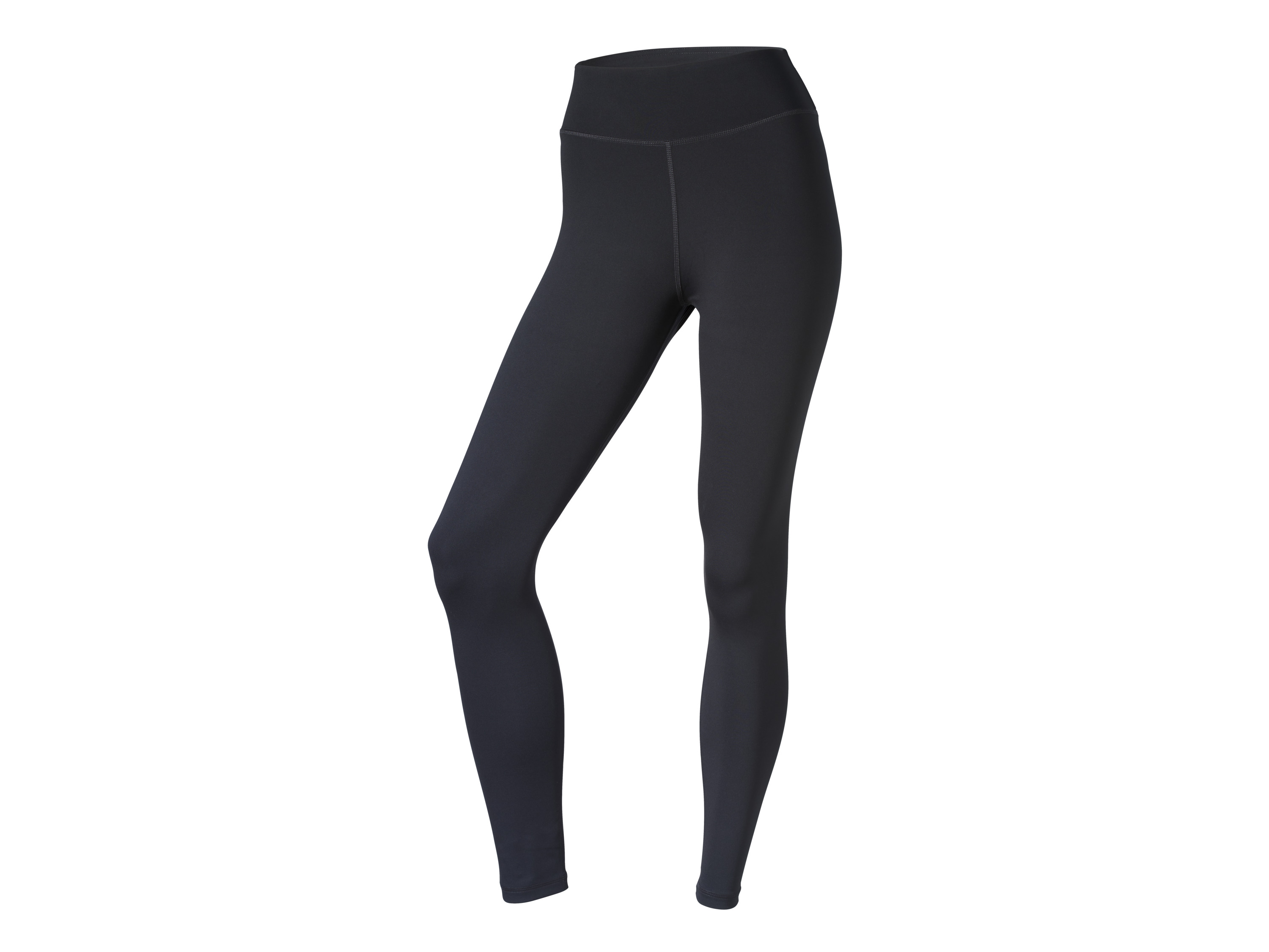 Crivit Legginsy funkcyjne damskie z wysokim stanem Czarny, M40/42