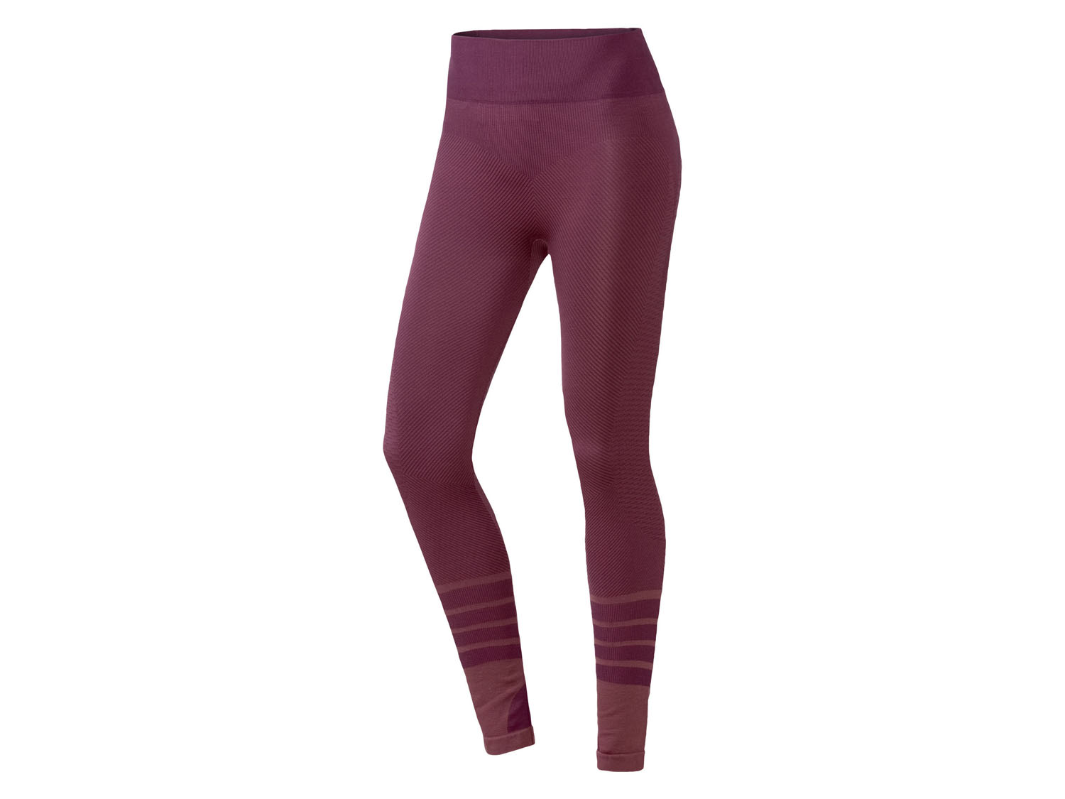 Crivit Damskie spodnie funkcyjne „shapety Skin“ Bordowy, S36/38