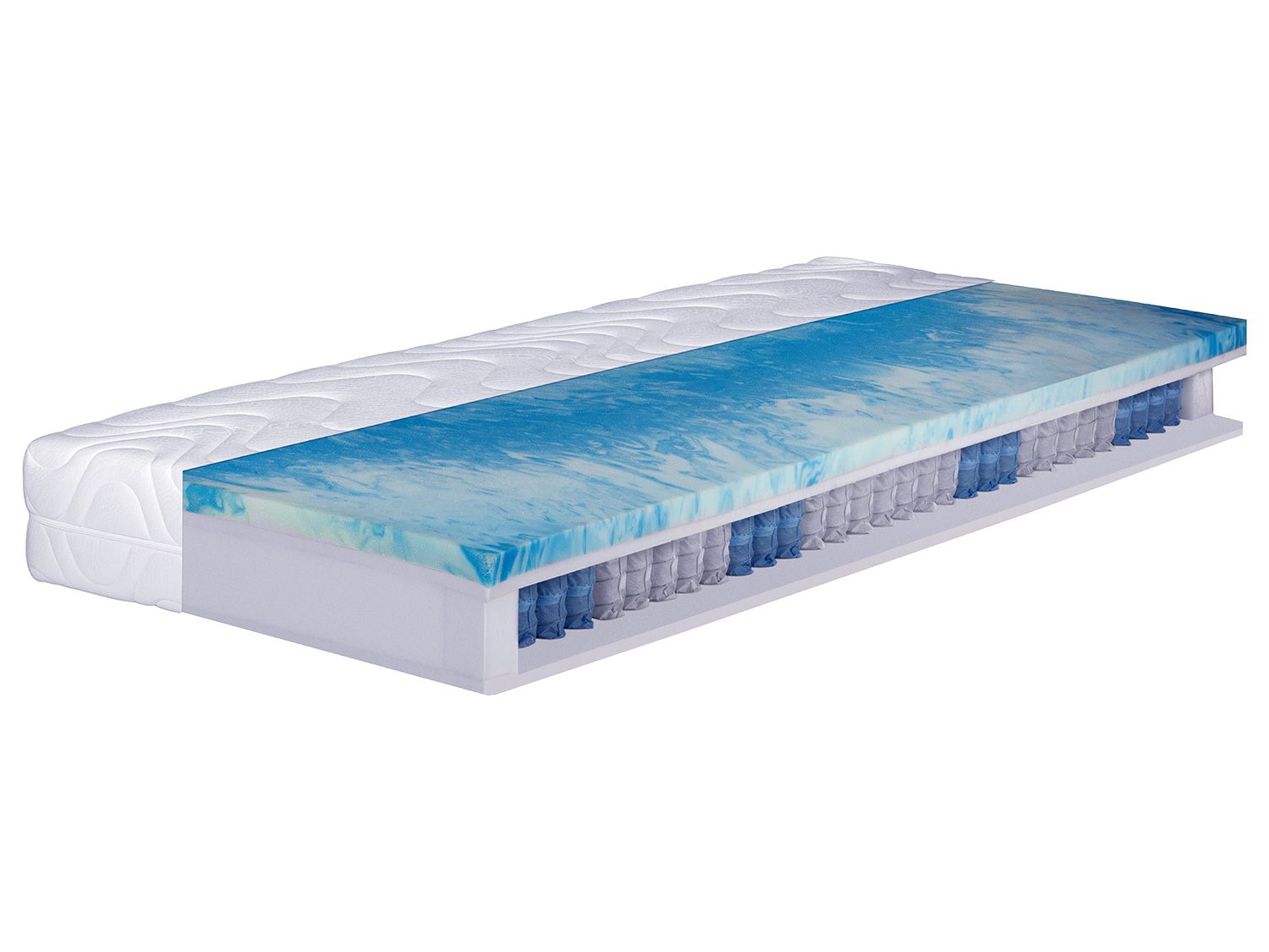 BeCo 7-strefowy materac kieszeniowy »Pro Gel Perfekt Tfk«, przyjazny dla skóry, oddychający. H2, 90 x 200 cm