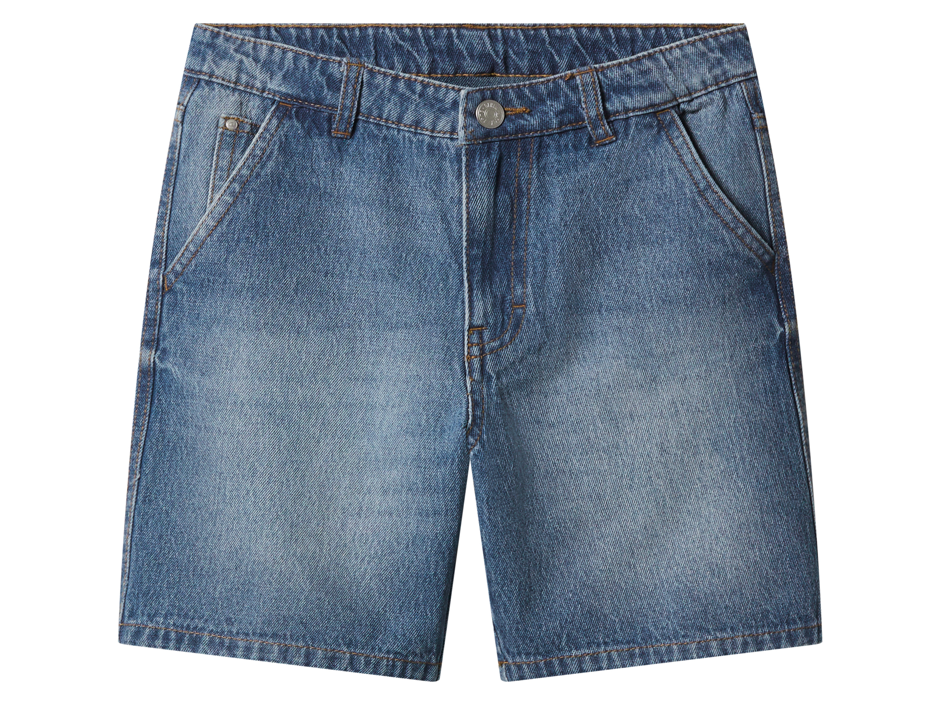 Esmara Kids Szorty jeansowe loose fit chłopięce Niebieski, 146/152