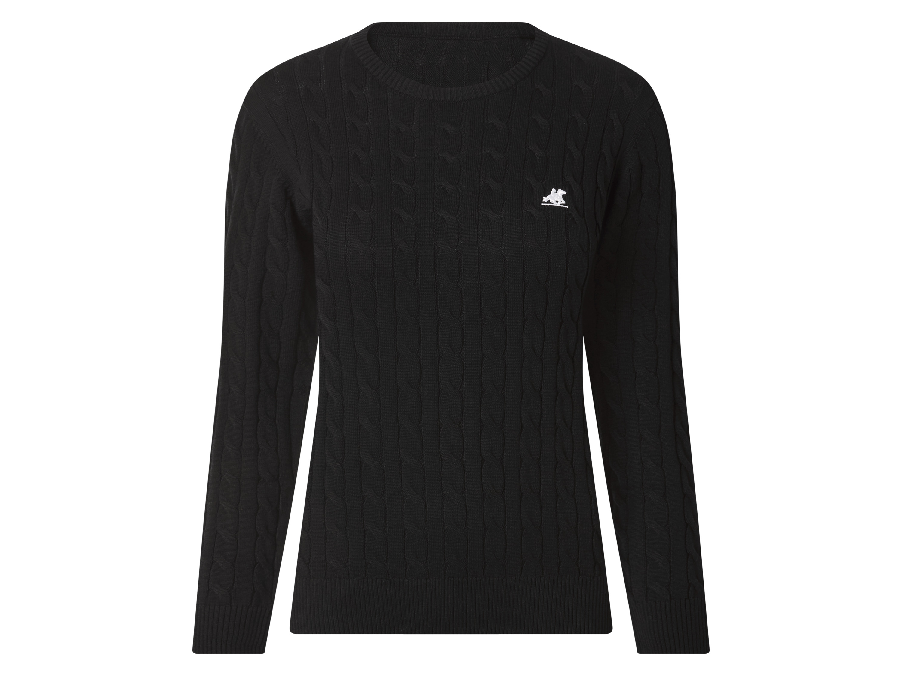 esmara U.s. Grand Polo Sweter dzianinowy damski Czarny, S36/38