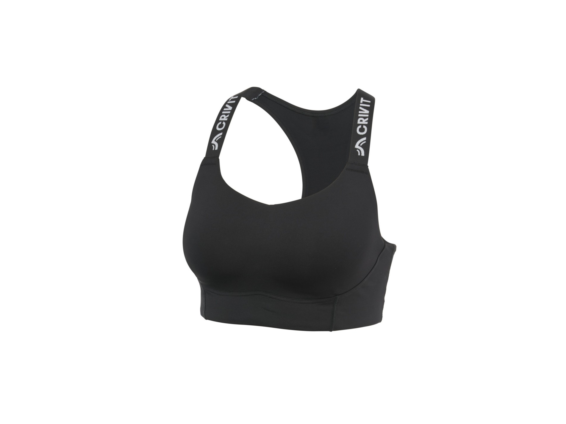 Crivit Biustonosz sportowy damski Czarny, M40/42