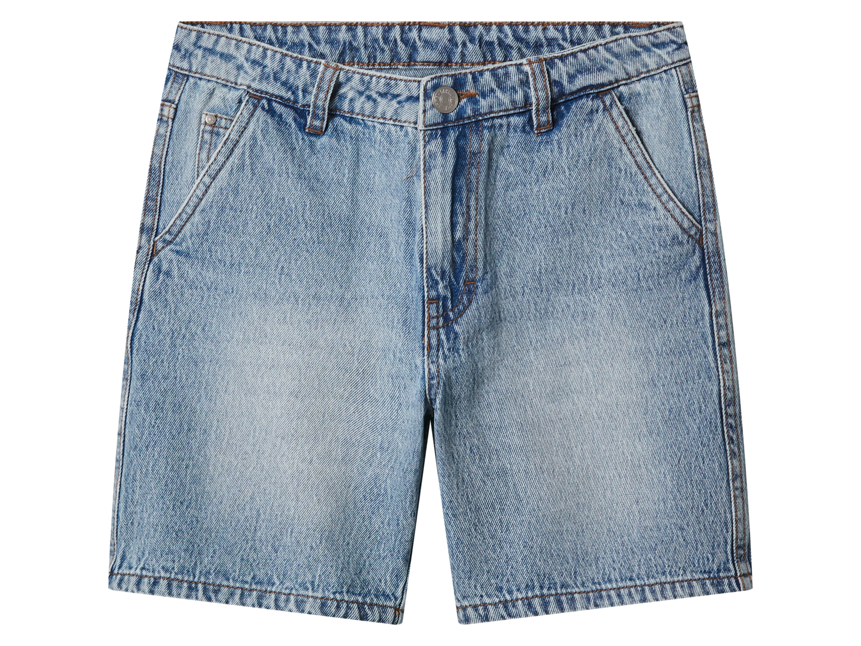 Esmara Kids Szorty jeansowe loose fit chłopięce Jasnoniebieski, 146/152