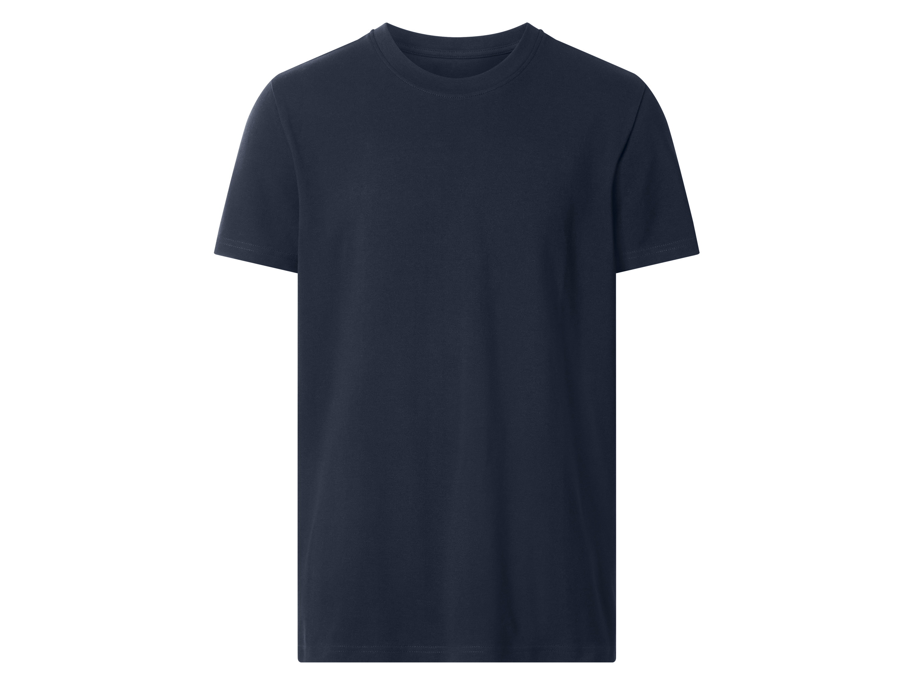esmara Men T-shirt męski z bawełny Granatowy, M 48/50