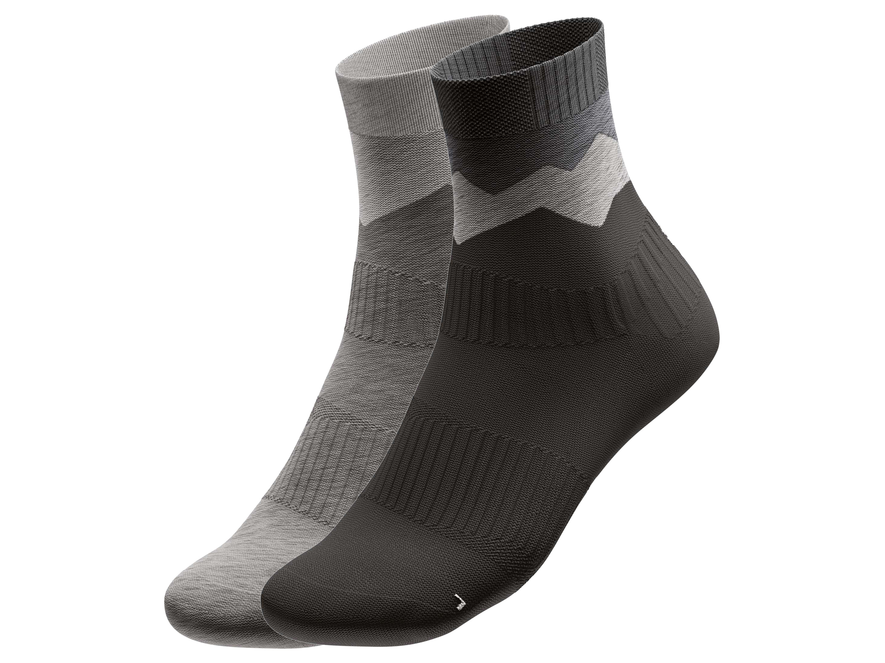 Crivit Skarpety trekkingowe damskie Czarny/ szary, 41/42