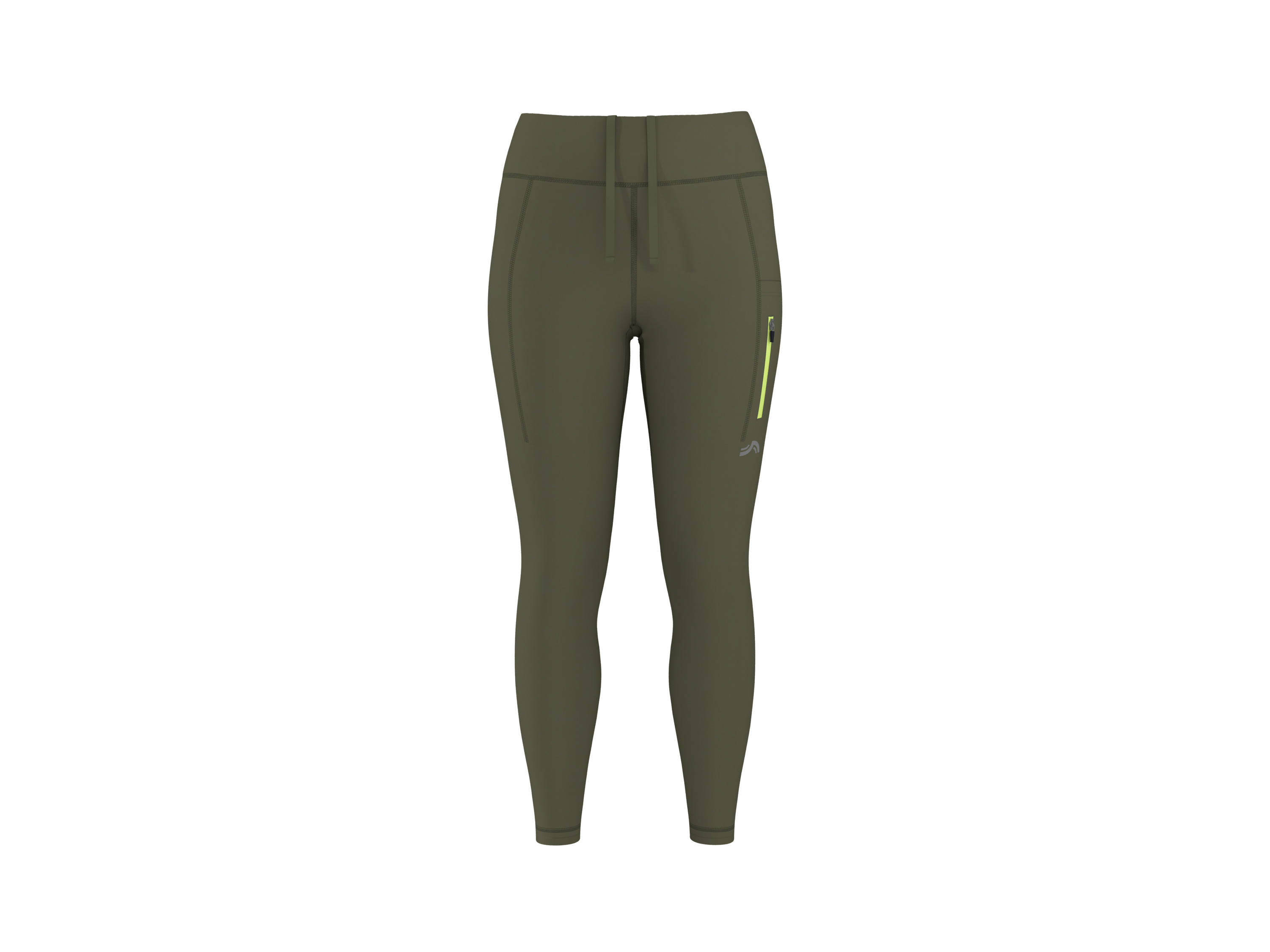 Crivit Legginsy funkcyjne damskie Zielony, L44/46