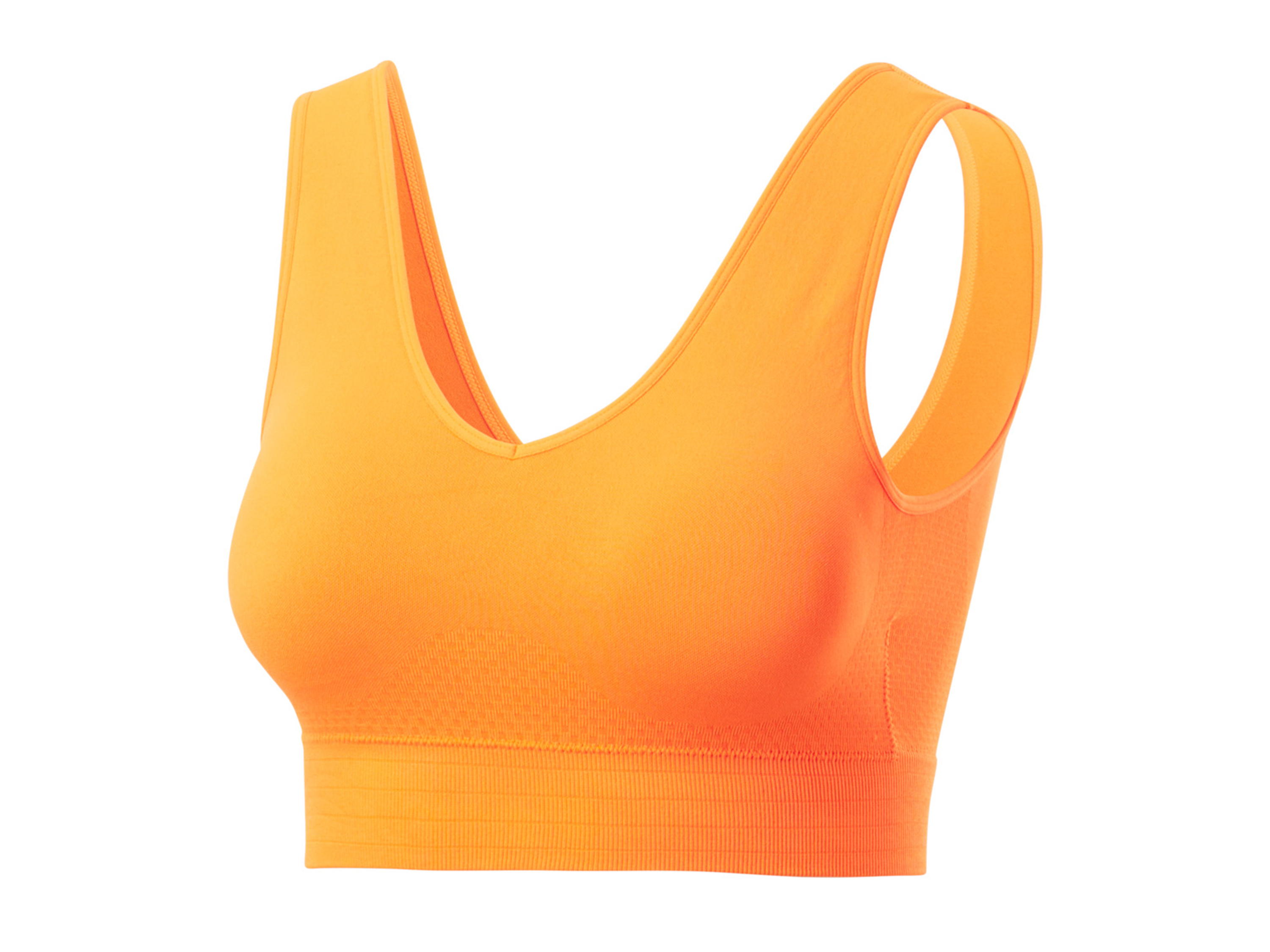Crivit Damski biustonosz chłodzący sportowy typu bustier XS 32/34, Pomarańczowy