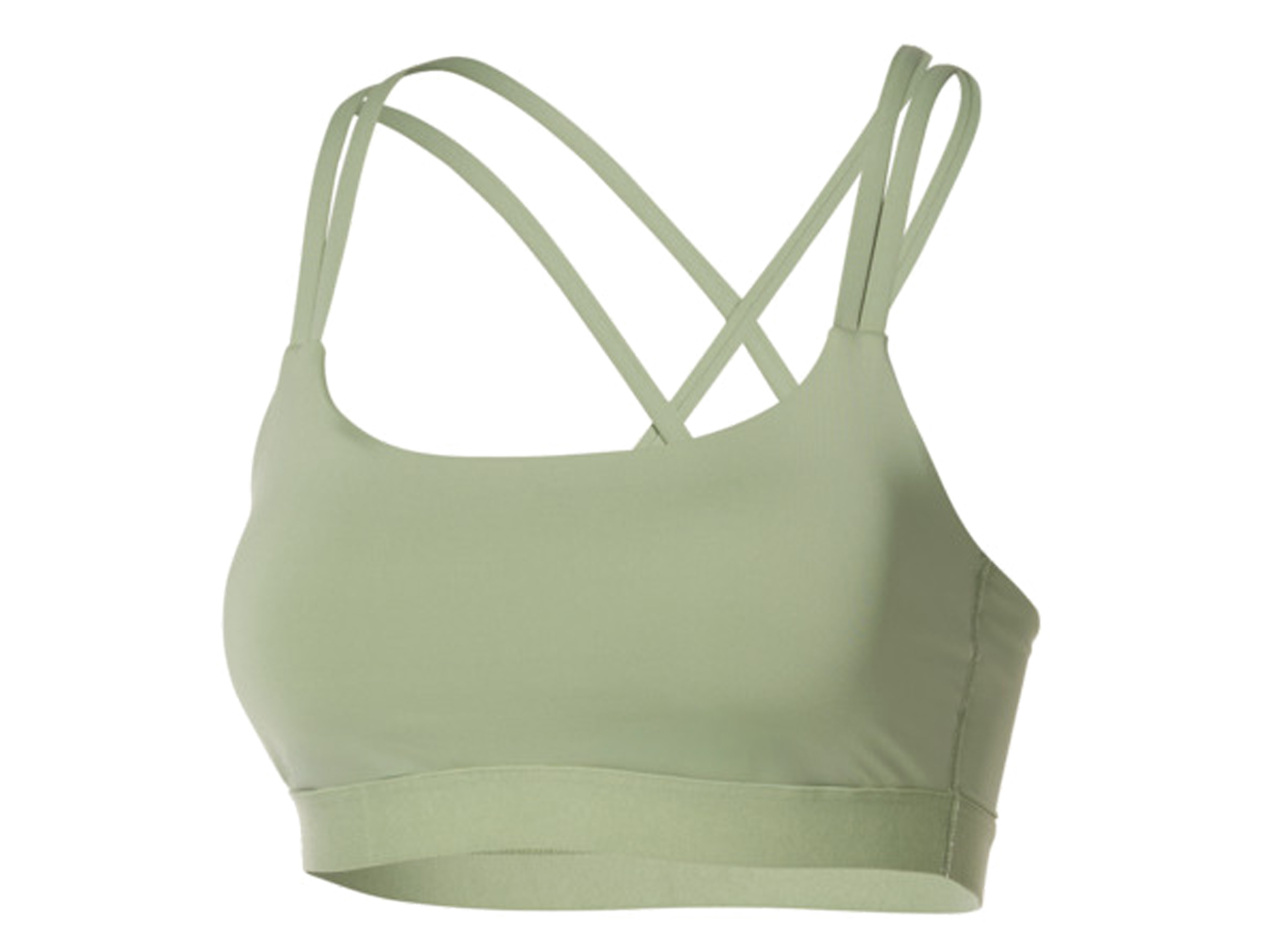 Crivit Biustonosz sportowy damski Oliwkowy, M40/42