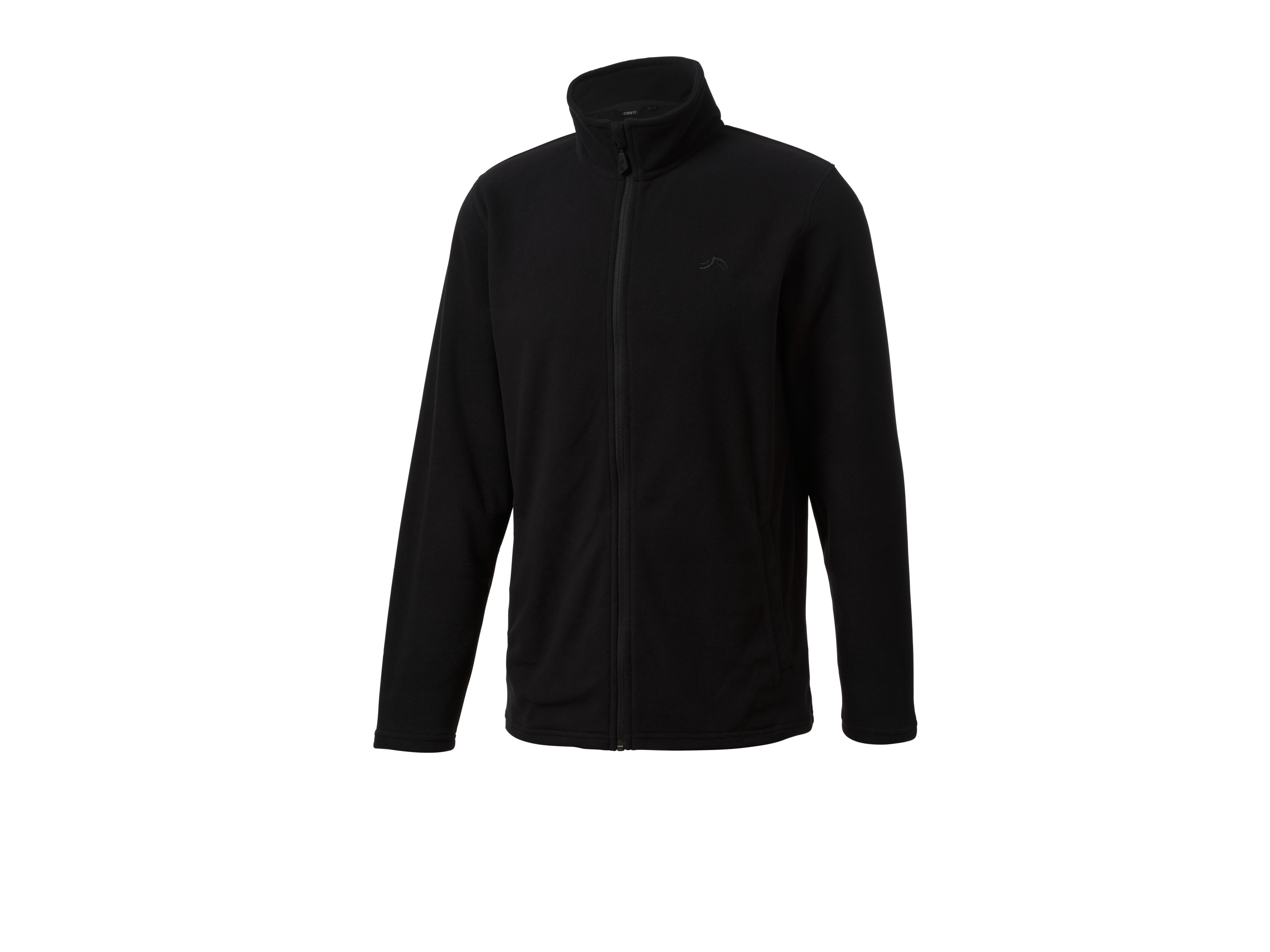 Crivit Bluza termiczna męska z polaru Czarny, S 44/46