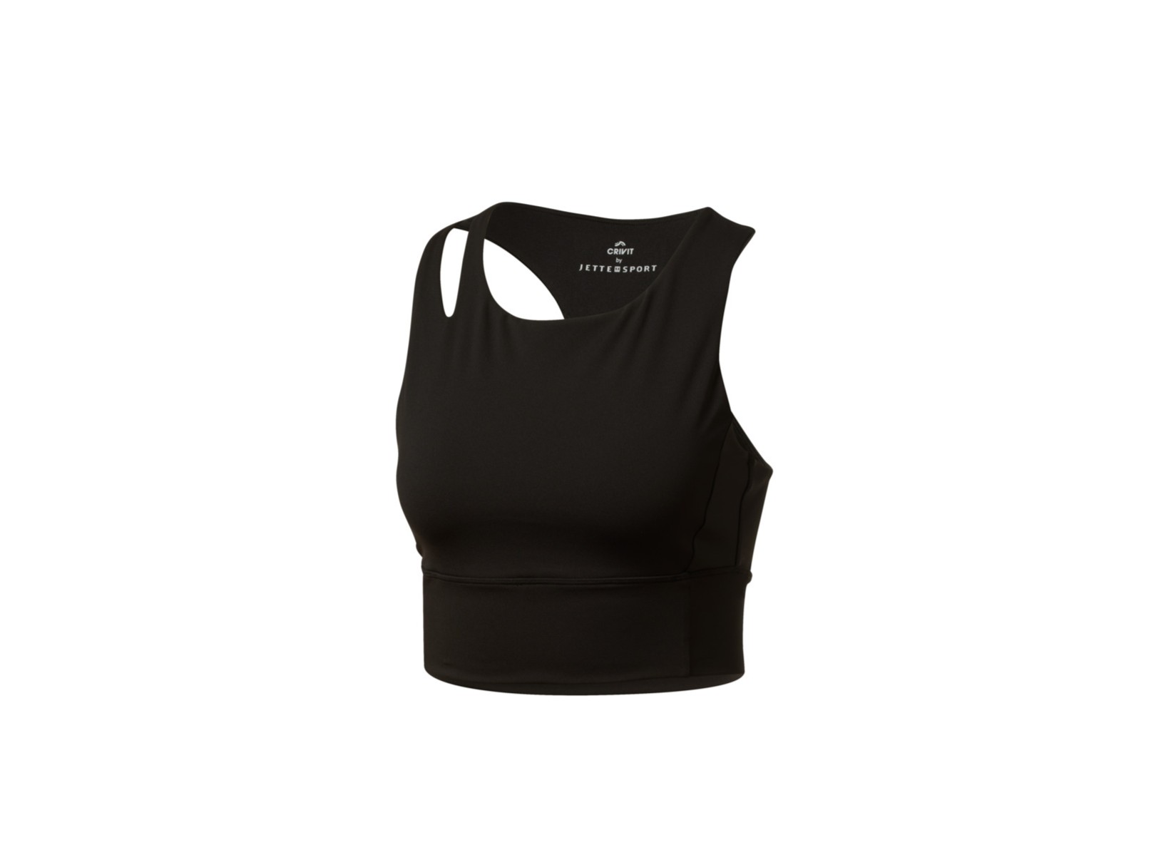 Crivit by Jette Sport Biustonosz sportowy damski light level Czarny, L44/46