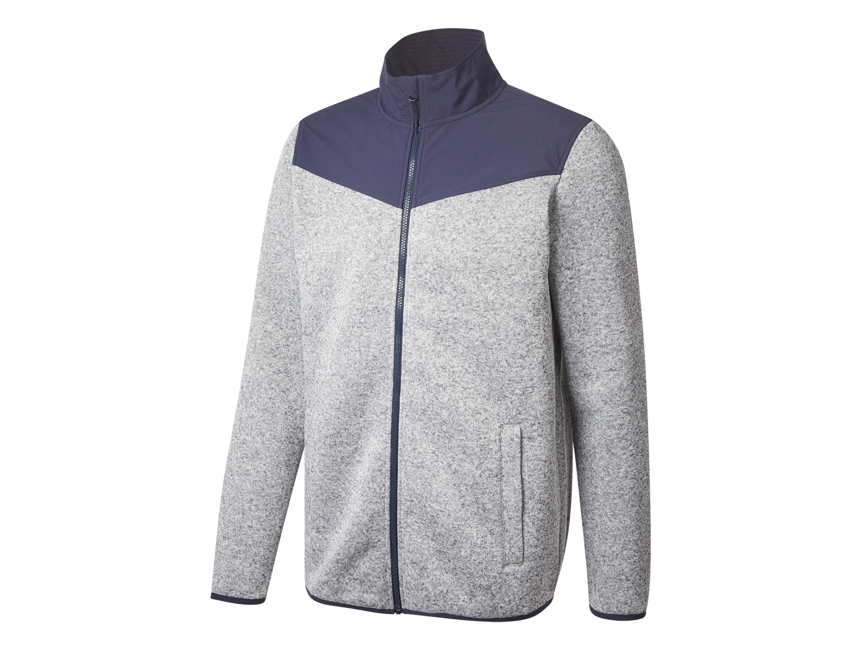 Crivit Bluza z polaru męska Szary, L52/54