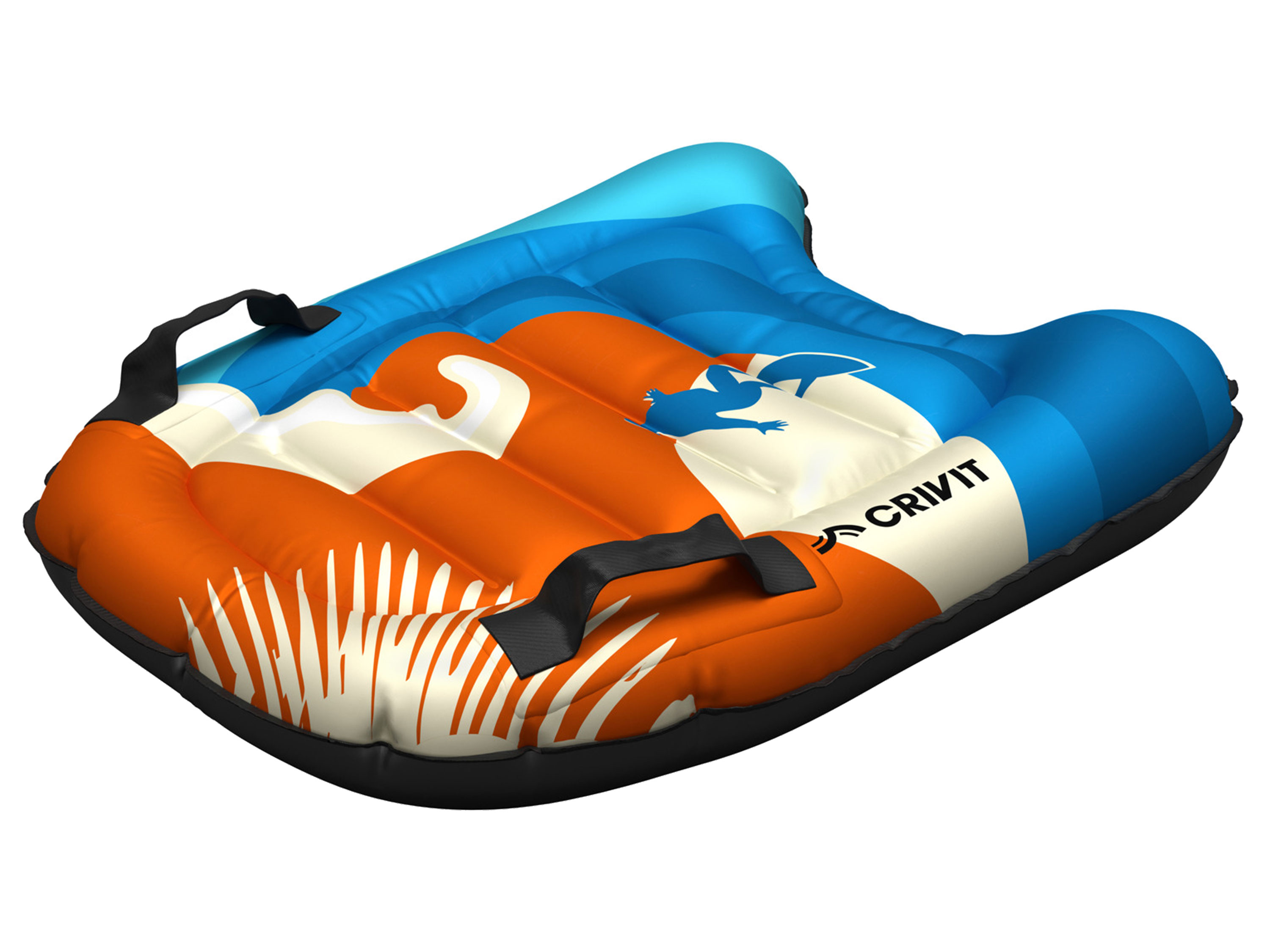 Crivit Deska bodyboard dmuchana Granatowy/ pomarańczowy
