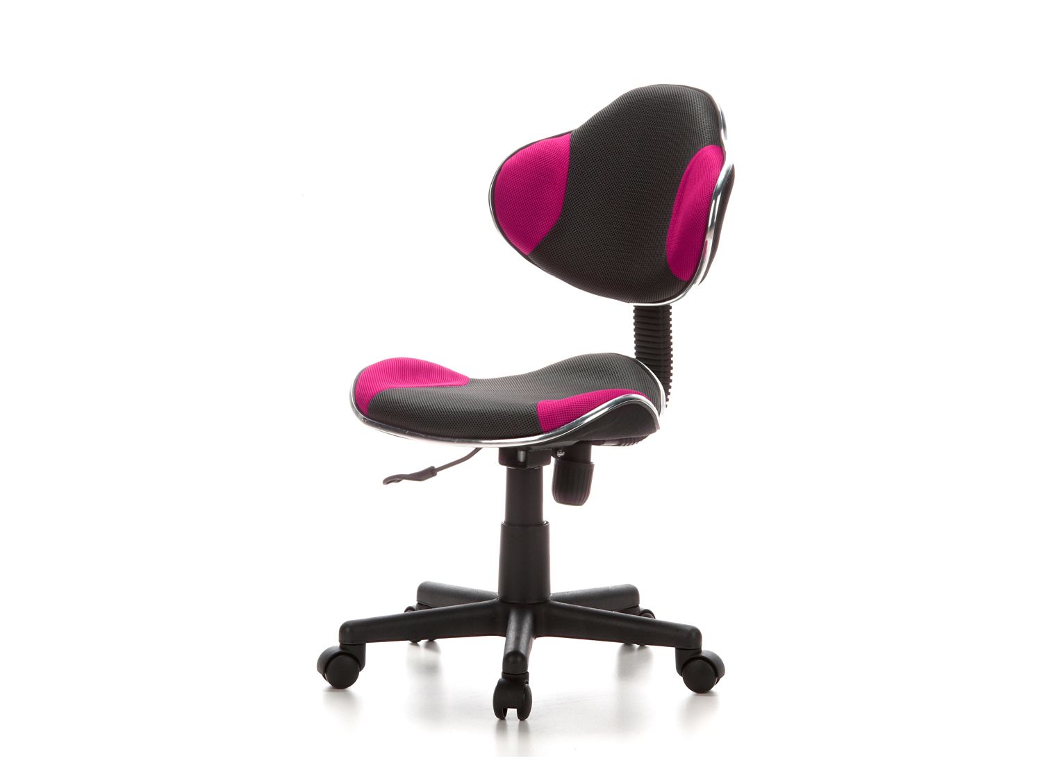 hjh Office Krzesło obrotowe dla dzieci Kiddy Gti-2 Szary/różowy