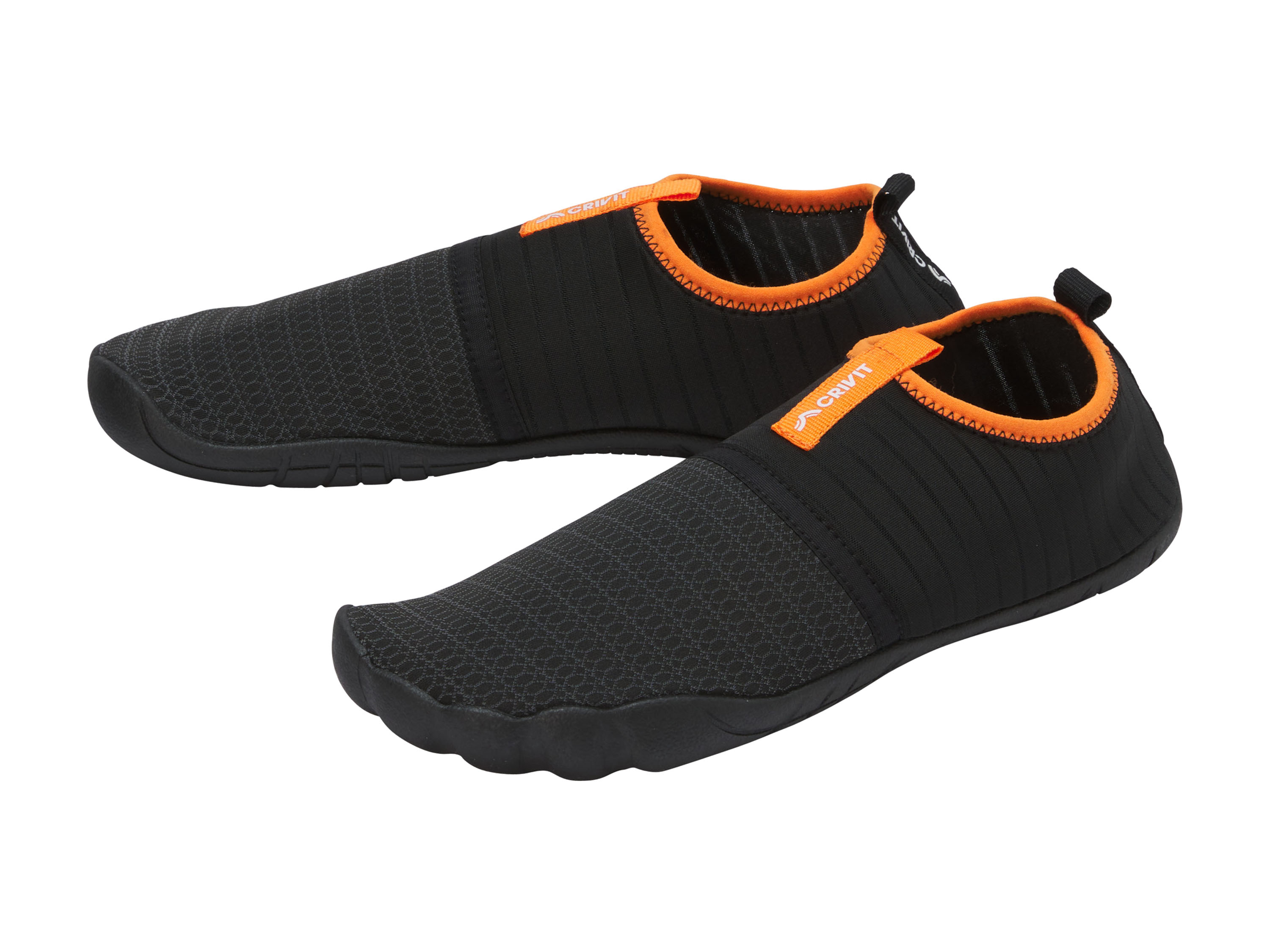 Crivit Buty do wody męskie Czarny/ pomarańczowy, 42