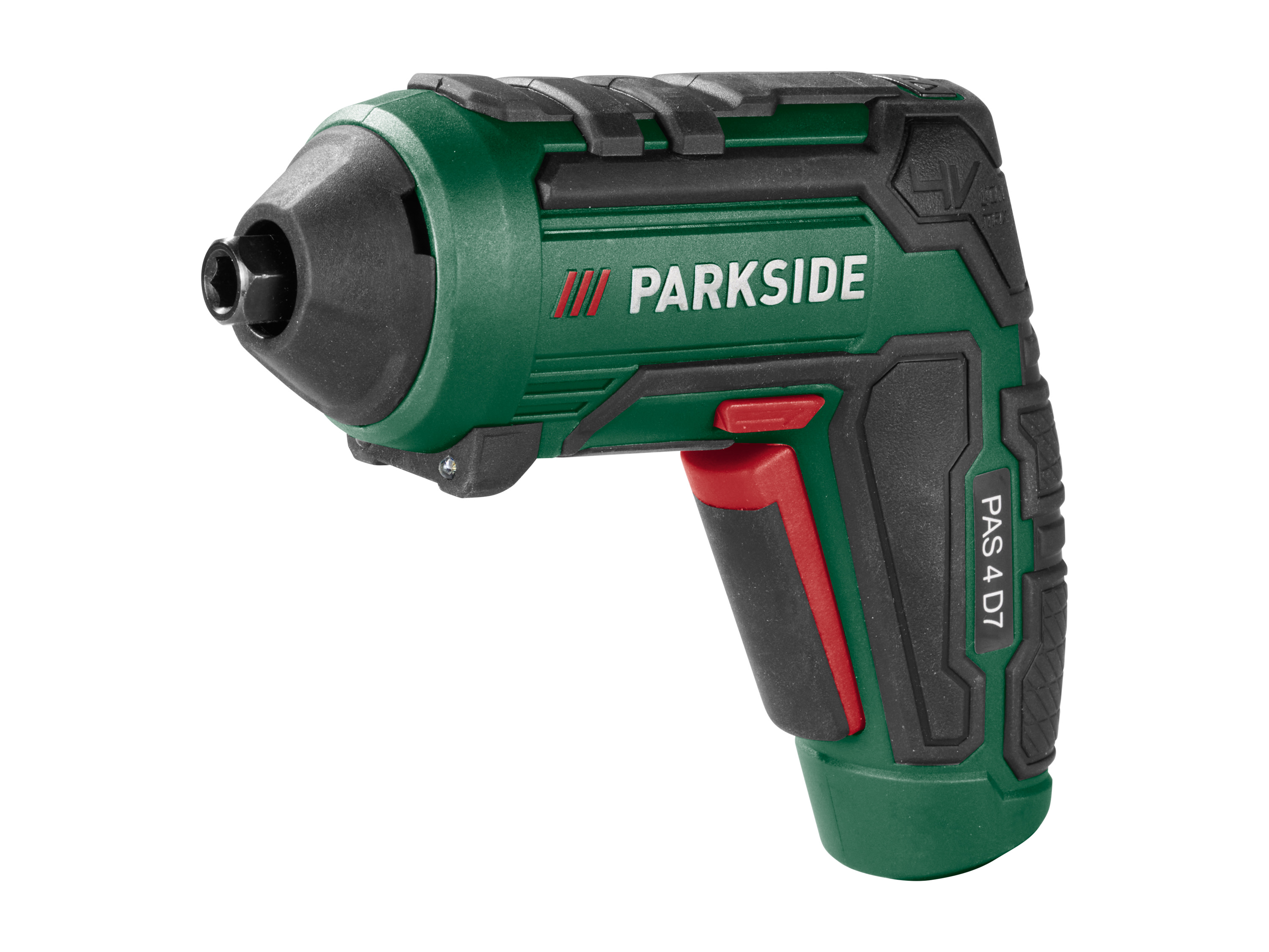 Parkside Wkrętarka akumulatorowa, 4 V, z akcesoriami, PAS 4 D7 z akumulatorem bez ładowarki