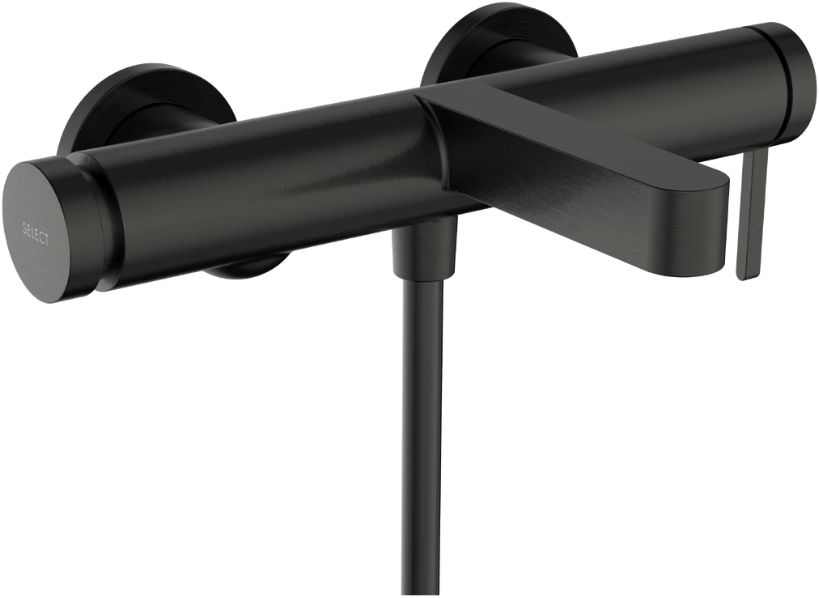 Darmowa Dostawa - Bateria wannowo-prysznicowa ścienna czarna Hansgrohe Finoris 76420340