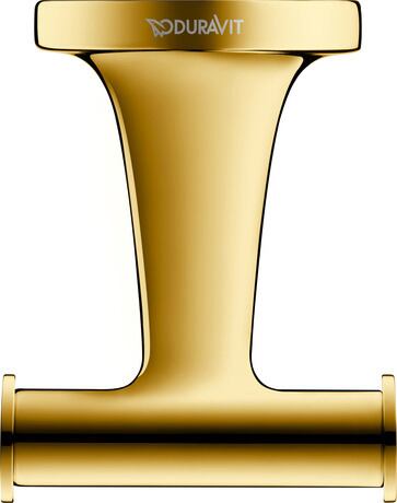 Darmowa Dostawa - Wieszak na ręcznik złoty Duravit Starck T 0099303400
