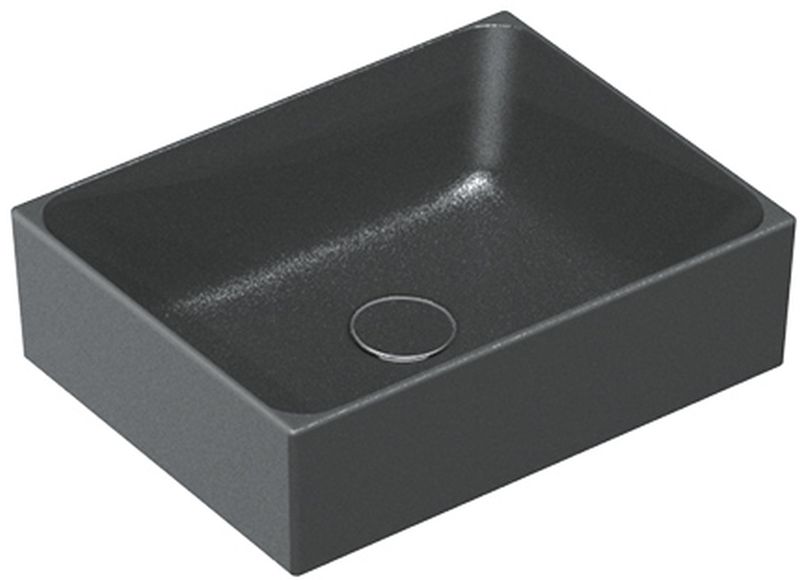 Darmowa Dostawa - Umywalka 45x35 cm prostokątna nablatowa czarna Catalano Verso 0222450022
