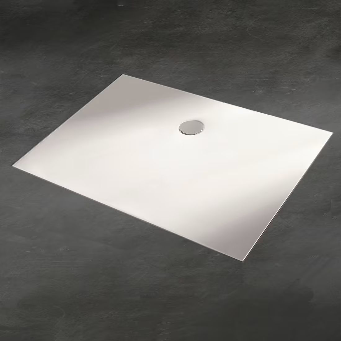 Darmowa Dostawa - Brodzik prostokątny 100x80 cm biały Kronenbach Cube KBMD1080