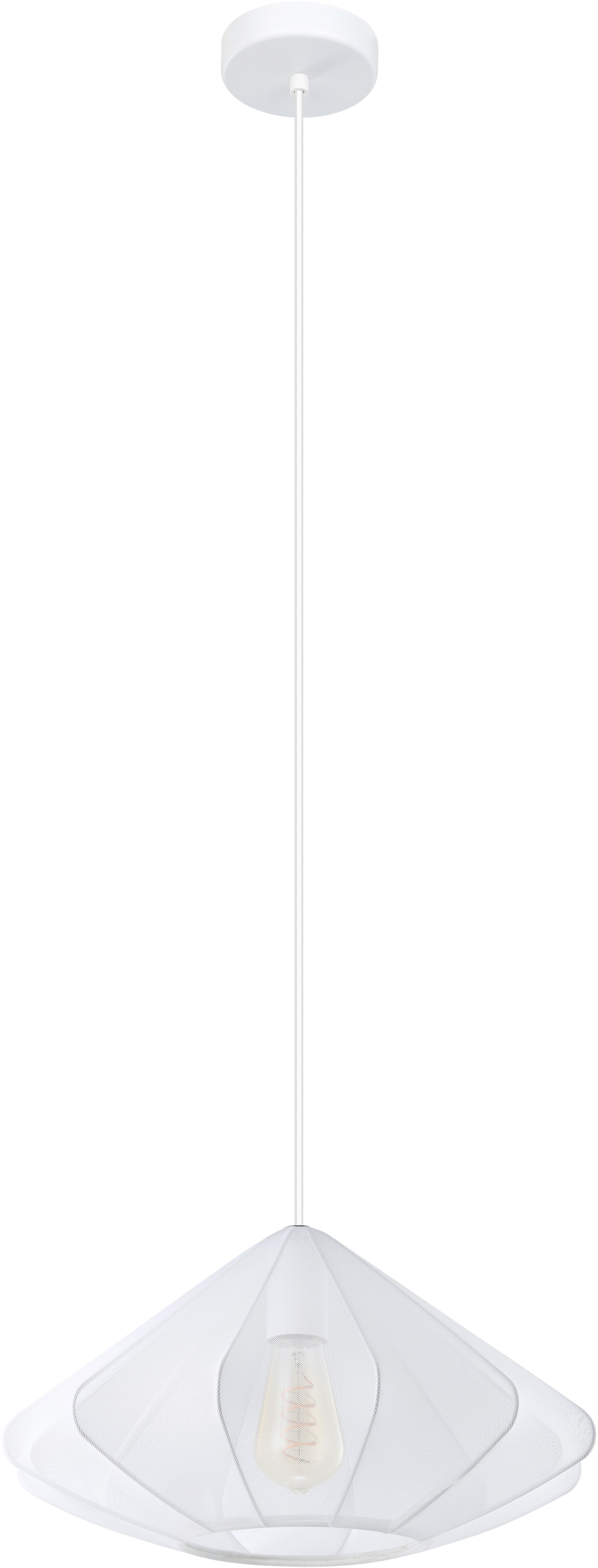 Darmowa Dostawa - Lampa wisząca 1x40 W biała Eglo Dolwen 43997