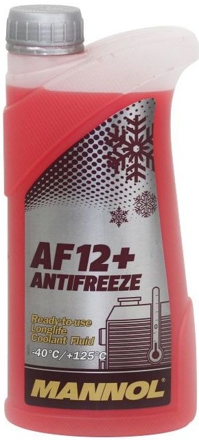 MANNOL PŁYN DO CHŁODNIC AF12+ G12+ 1L RÓŻOWY - Petrostar