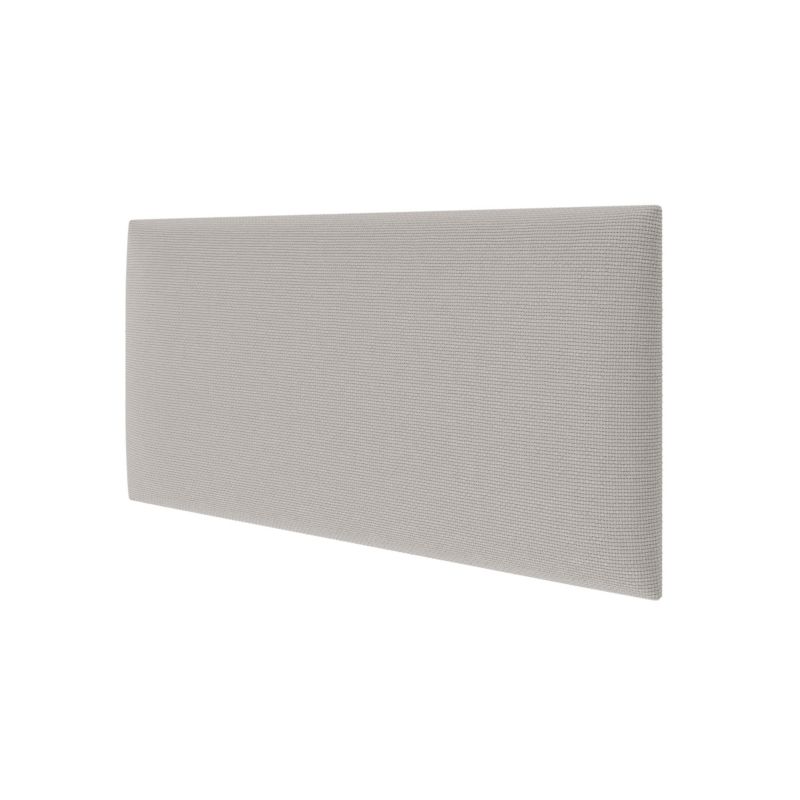 Panel tapicerowany ścienny Stegu wezgłowie 60x30 cm Jasnoszary welur - akustyczny, dekoracyjny 1 szt.