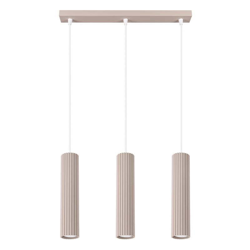 Lampa sufitowa Pure Lume GRAVIO taupe-biała 3xGU10x10W IP20 wym:98x45x6,5cm - 1 szt.