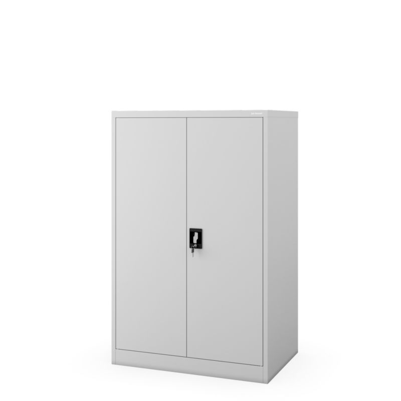 Szafa biurowa na dokumenty metalowa KEVIN D600 900 x 1400 x 600 mm szara 1szt