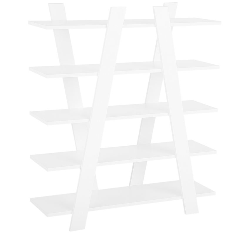 Regał 5 półek Escalante 116 cm Biały 1 szt.