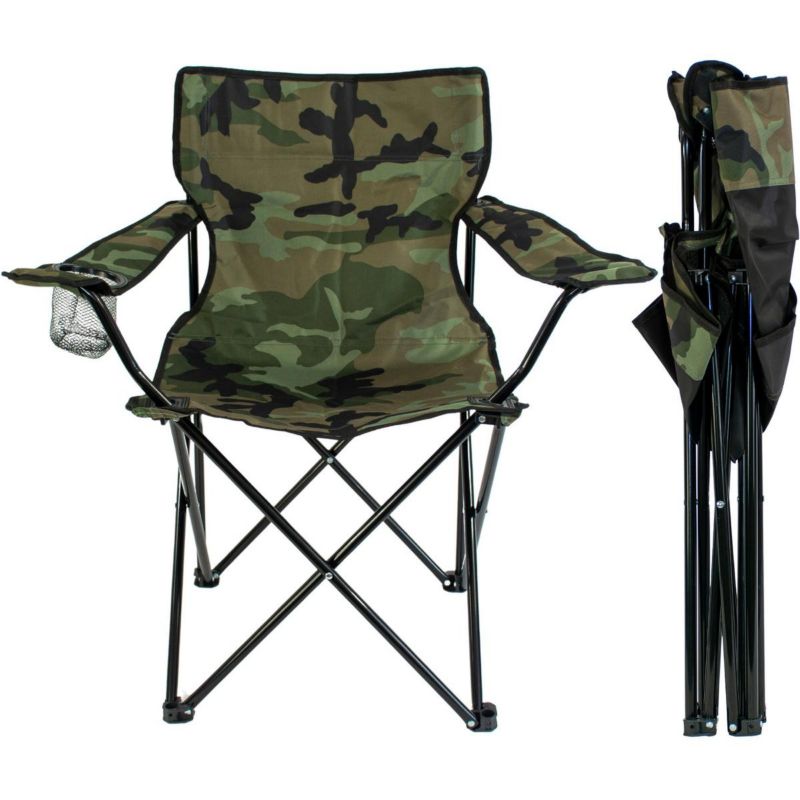 Krzesło Enero Camp turystyczne składane 50X50X80cm camuflage 1szt