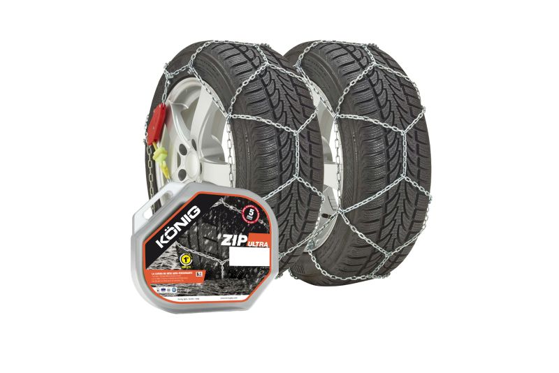 Łańcuchy śniegowe śniegowy zimowe na śnieg König Zip Ultra 9 gr. 100 1 szt.