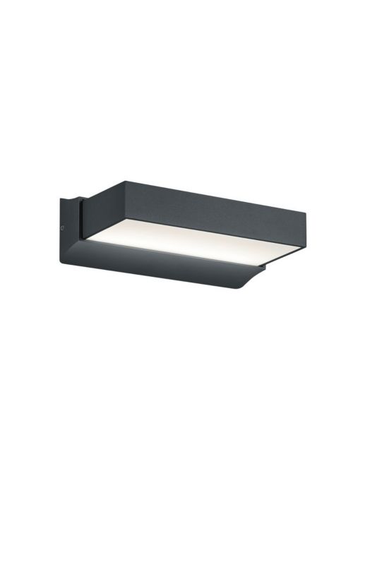 Kinkiet zewnętrzny płaski Trio SELARO antracytowy LED 11W 3000K 1400lm IP65 wym:7x23,2x13,5cm - 1 szt.