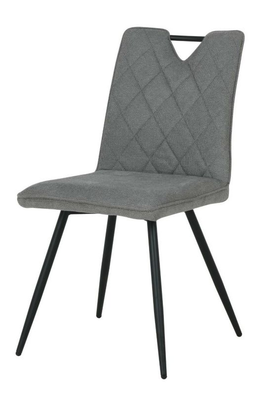 Krzesło tapicerowane DALIA HowHomely szare 86 cm 1 szt.