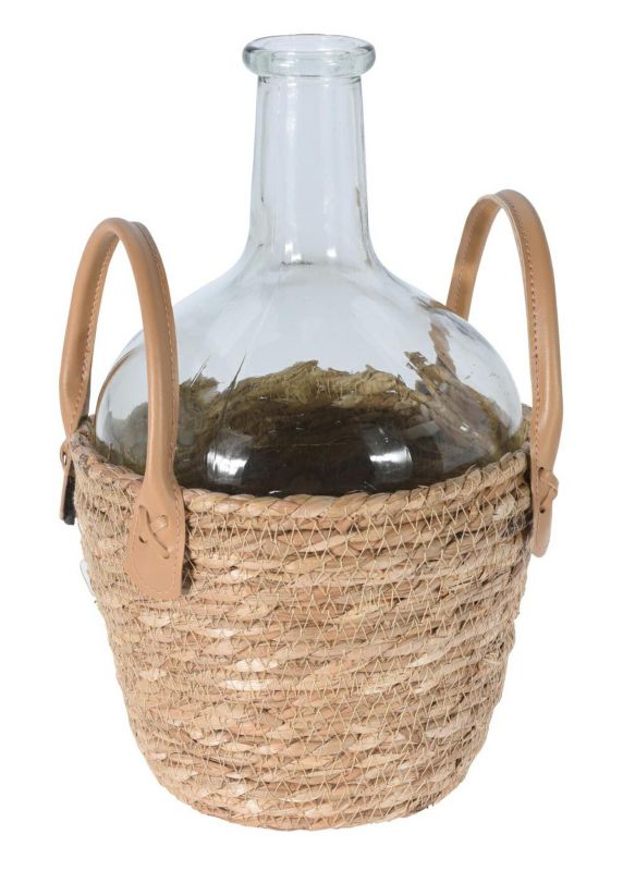 Wazon szklany H&S Decoration transparentny boho 31x20 cm 1 szt.