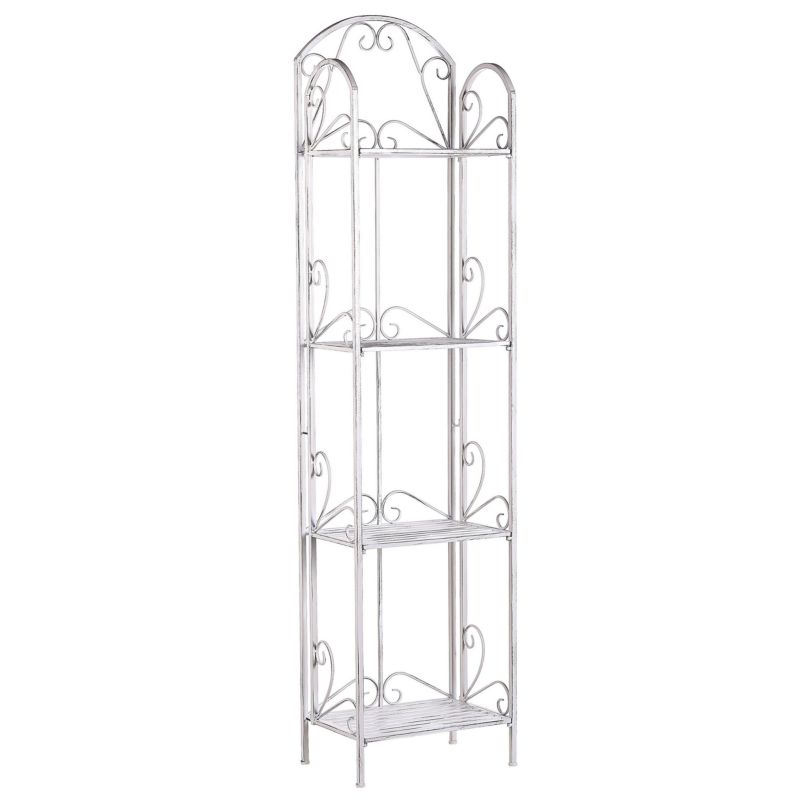 Regał Valdivia Metal 40 cm 27 cm Biały 1 szt.