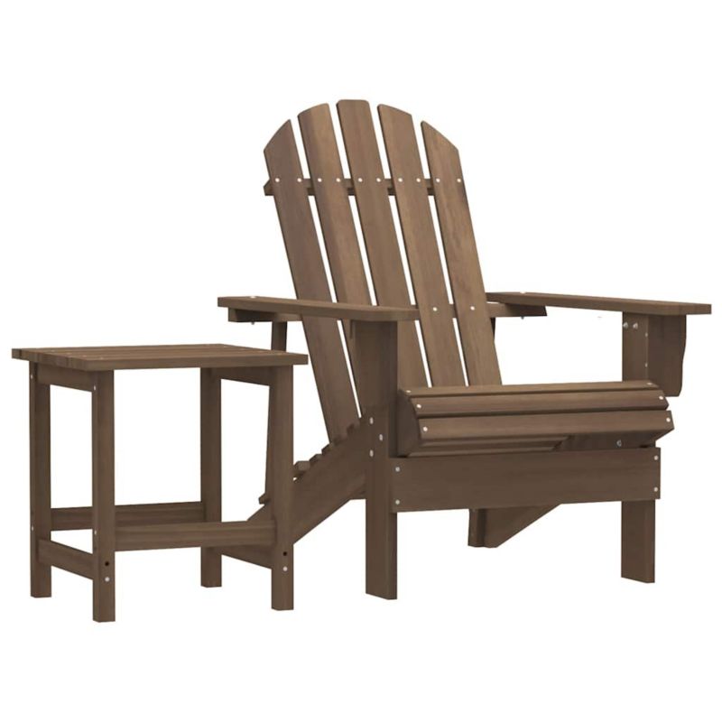 Krzesła ogrodowe Adirondack WaszeMeble drewno brązowy WM-315921 1 kpl