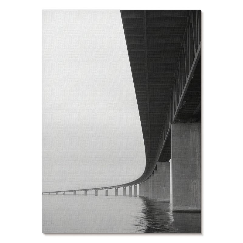 Obraz Plakat Canvas Tulup 42x59,4 cm (A2) Most i woda Do biura, salonu, przedpokoju 1 szt.