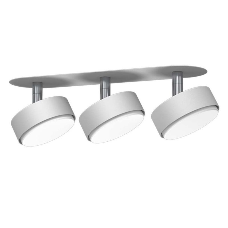 Oprawa sufitowa wpuszczana Brosline Drop biała ruchoma 3 x GX53 x 9W IP20 wym: 7,5 x 27,5 x 8 cm owalna - 1 szt.