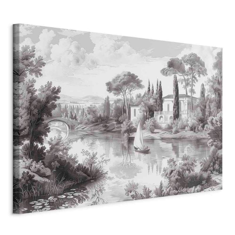 Obraz Artgeist Pejzaż vintage 90 x 60 cm płótno włoskie 1 szt