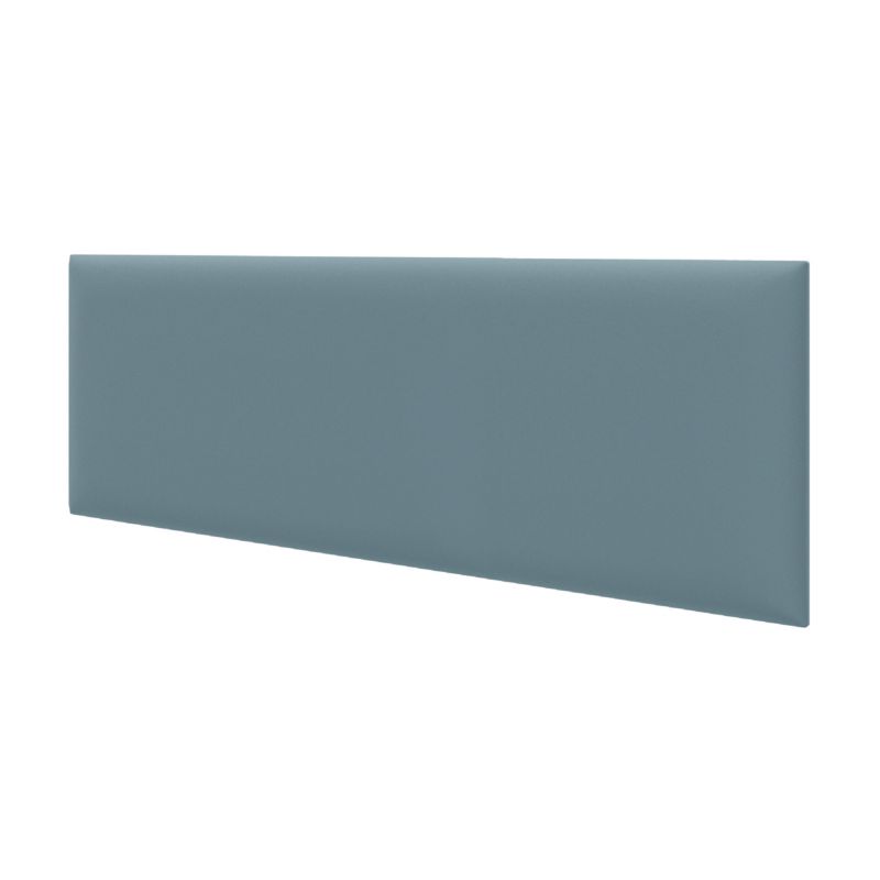 Panel tapicerowany ścienny Stegu wezgłowie 90x30 cm Niebieski welur - akustyczny, dekoracyjny 1 szt.